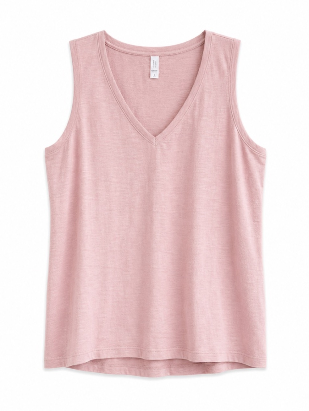 Denver Hayes Blush Pink V-Neck Tank Top – Size Large GUC
